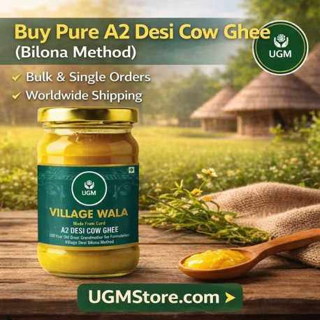 A2 Desi Cow Ghee Online | Bilona Method | Wholesale & Retail Worldwide