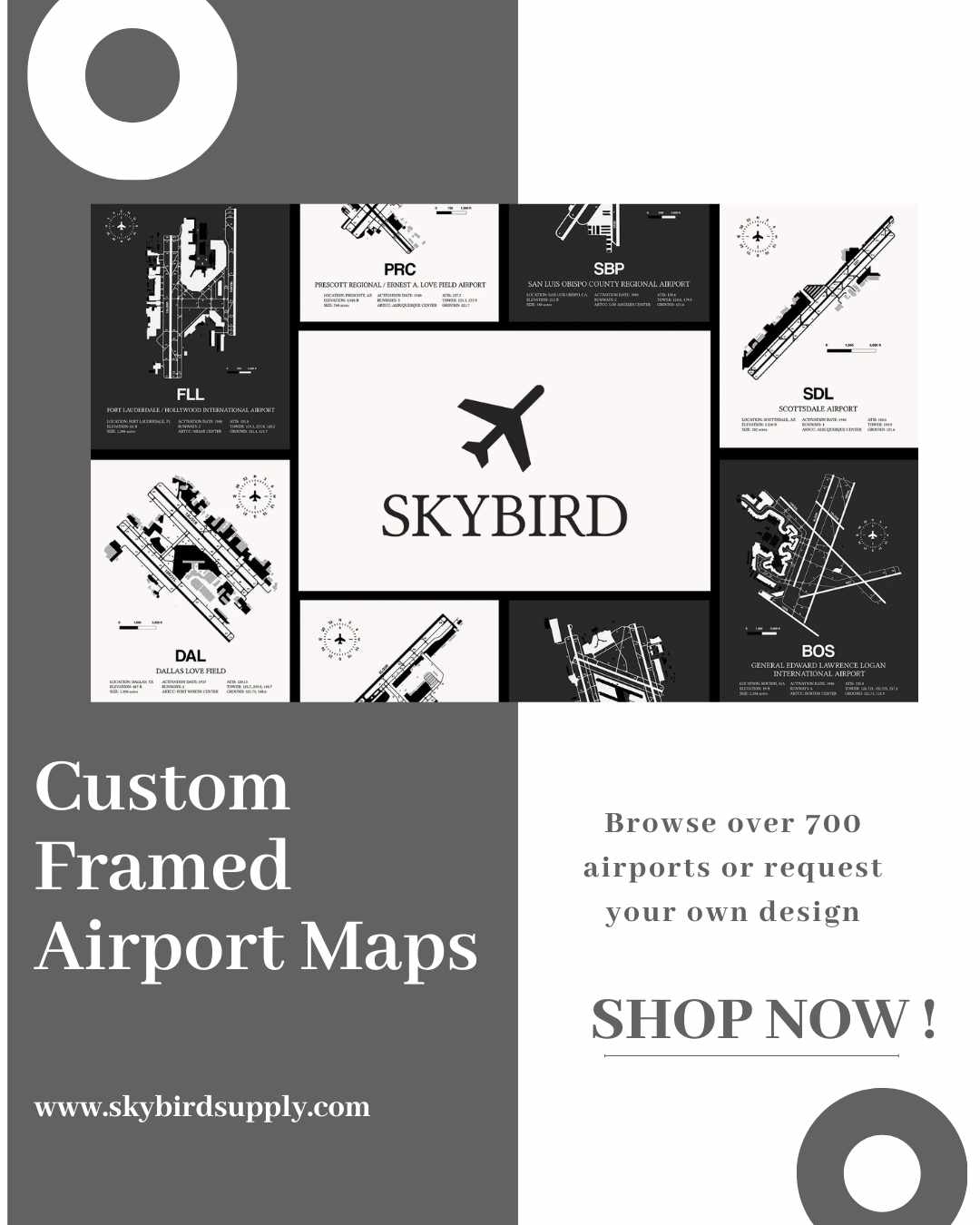 Custom airport maps