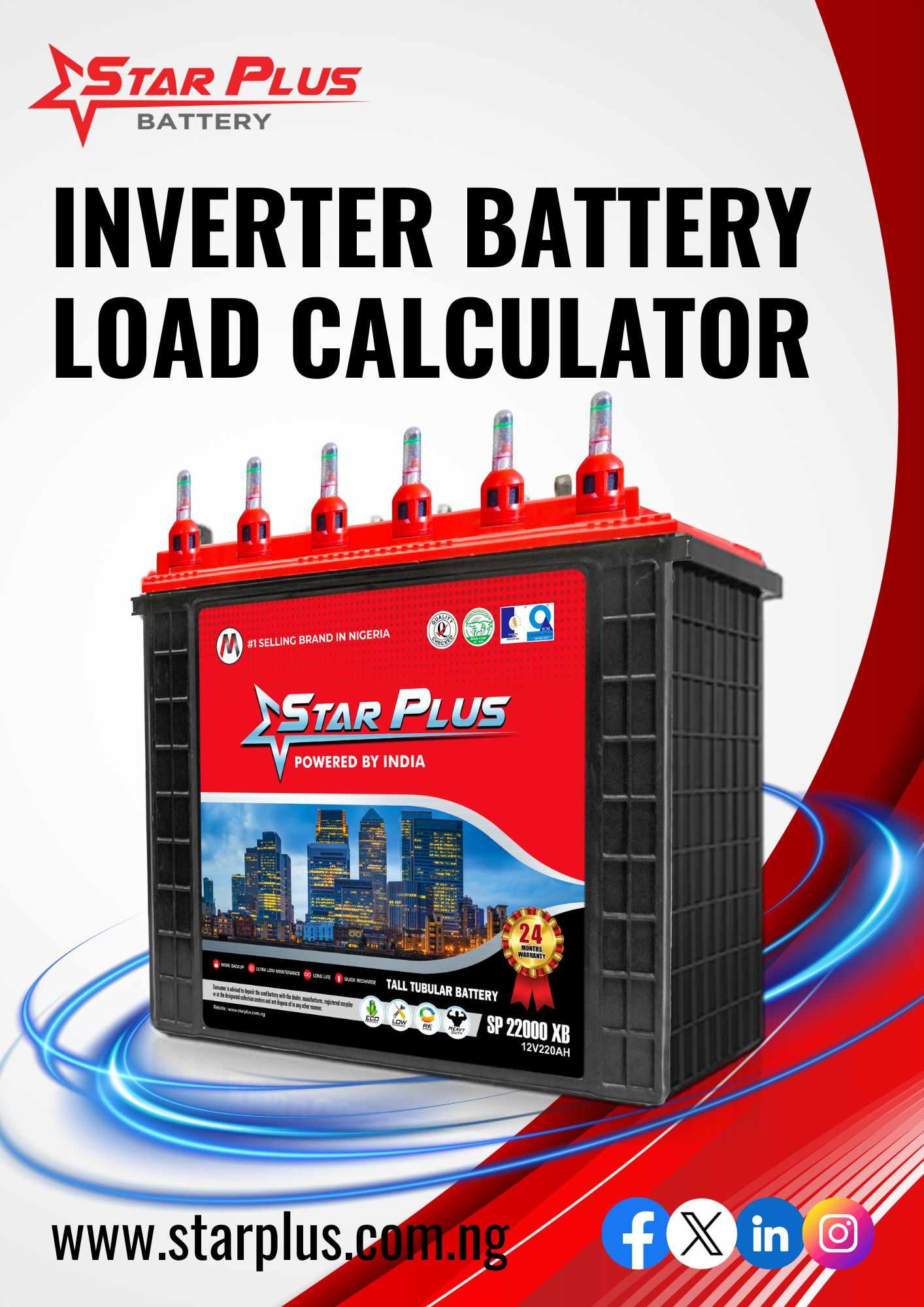 Starplus Inverter Battery Load Calculator for Accurate Power Needs
