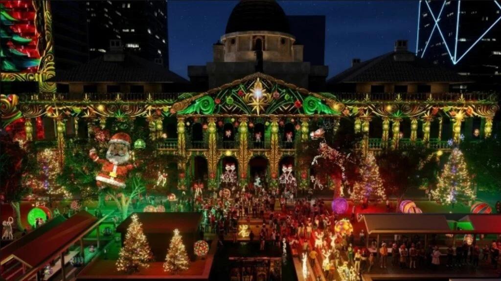 Hong Kong transforms Central into a Winter Wonderland