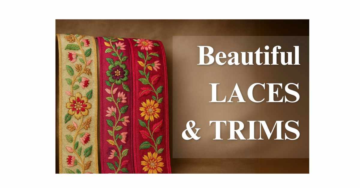 Shop Fancy Laces Online – Upto 30% OFF on Designer Lace Trims