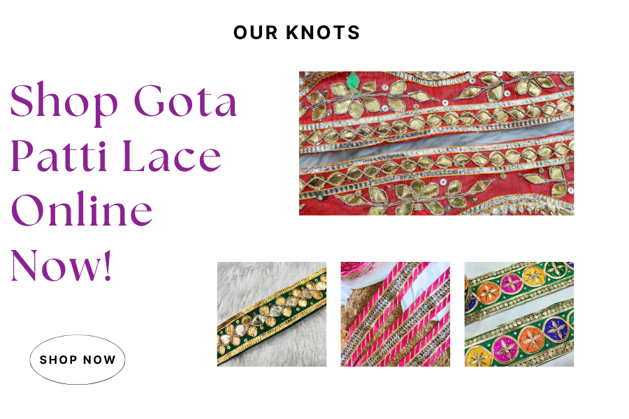 Handcrafted Gota Lace – Shine in Every Stitch