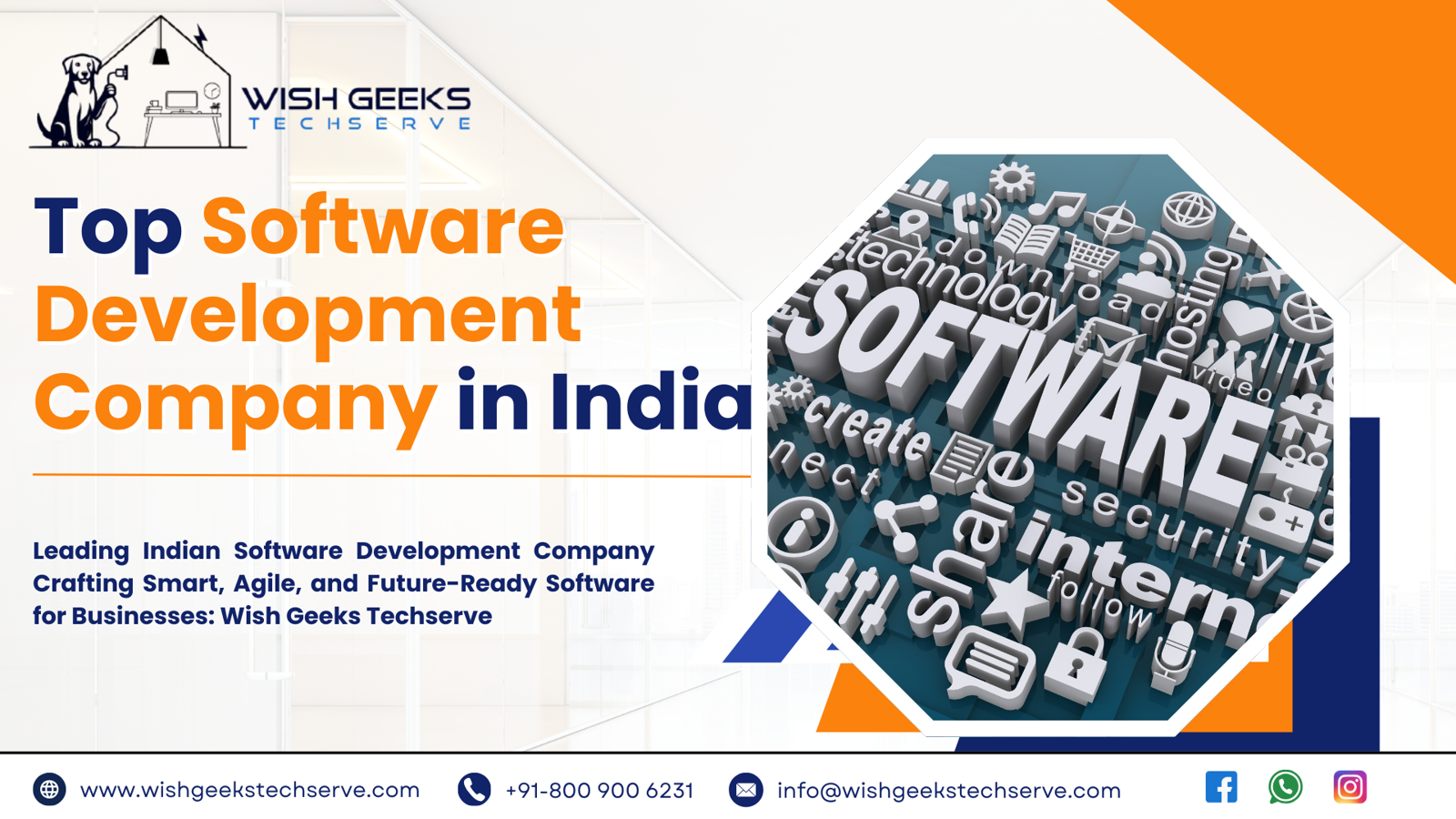Leading Indian Software Development Company Crafting Smart, Agile, and Future-Ready Software for Businesses: Wish Geeks Techserve