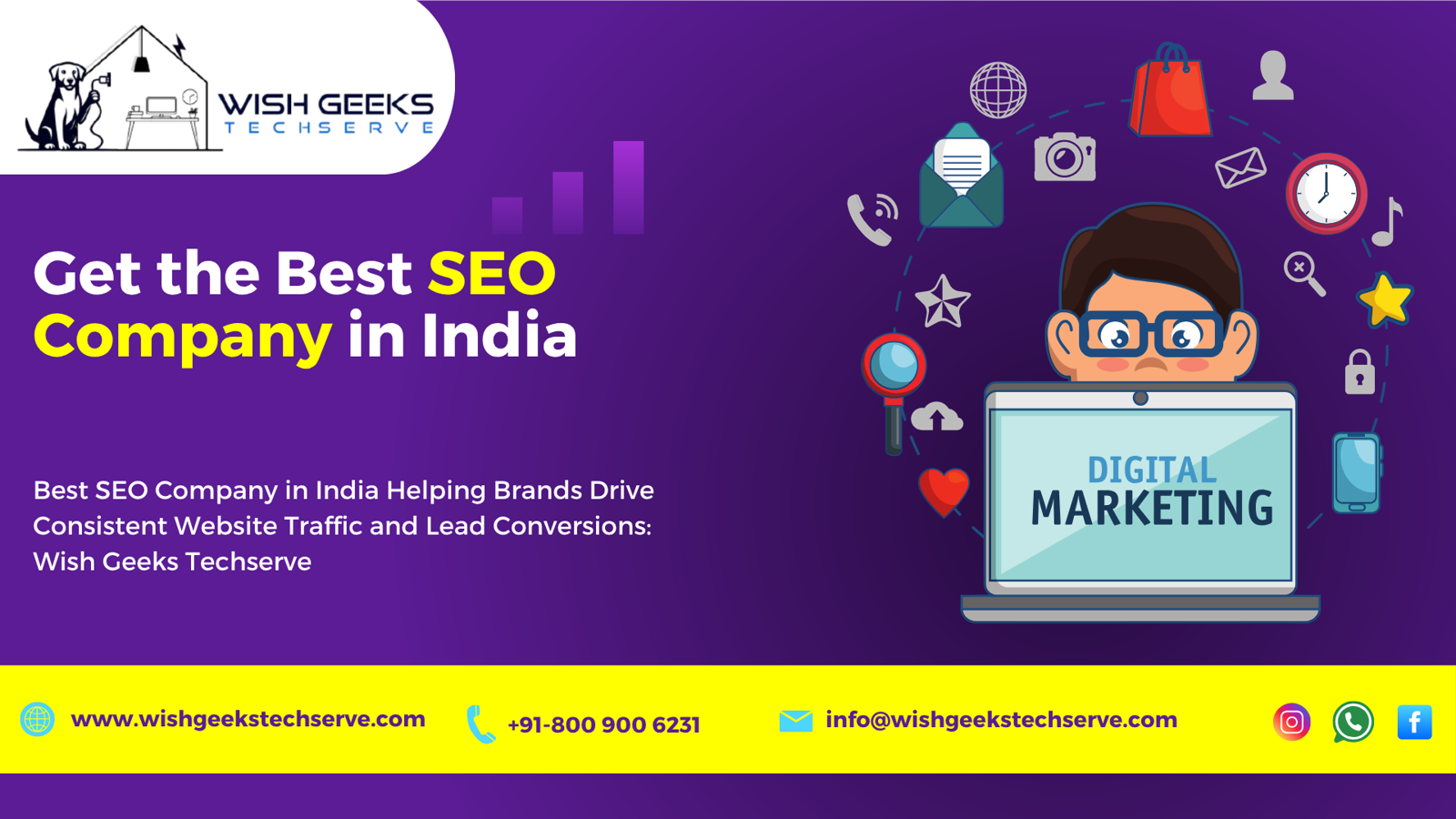 Best SEO Company in India Helping Brands Drive Consistent Website Traffic and Lead Conversions: Wish Geeks Techserve