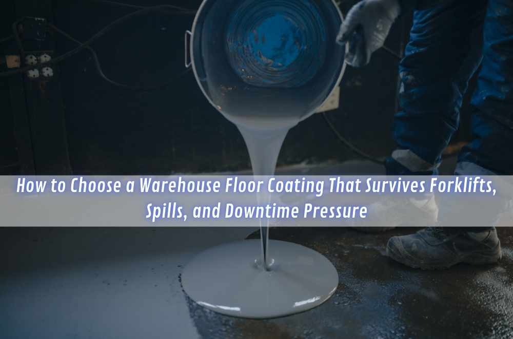 How to Choose a Warehouse Floor Coating That Survives Forklifts, Spills, and Downtime Pressure
