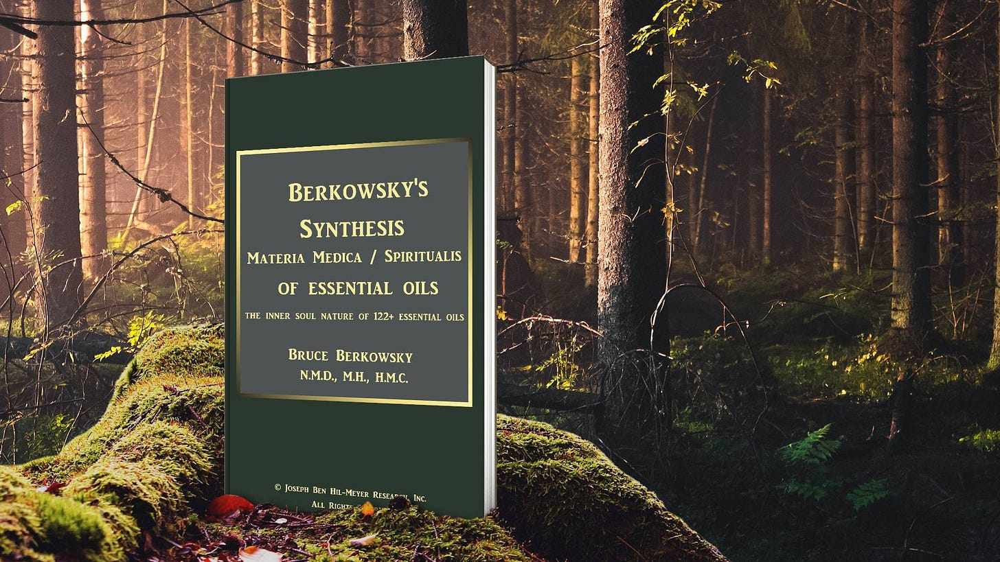 berkowsky materia medica spiritualis of essential oils natural health book