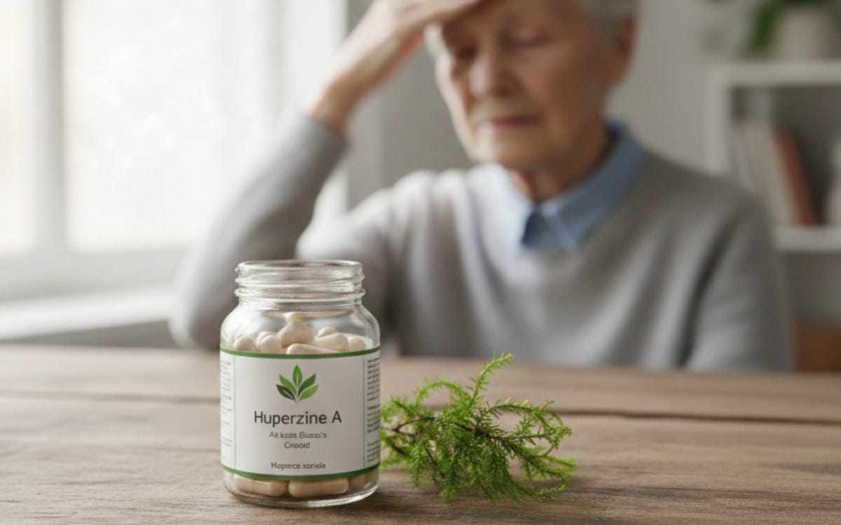 HuperzineA Chinese Club Moss for Memory Cognitive Functions Alzheimers Disease