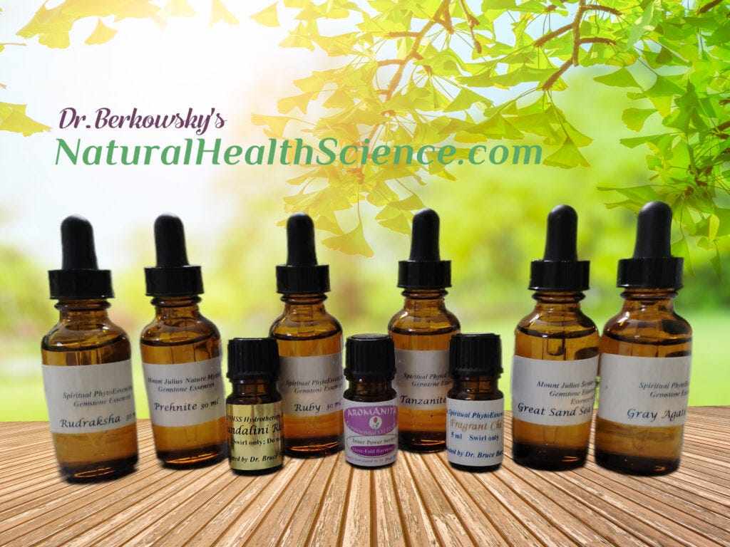 SPE Essential Oil Blends and Gemstone Essences by Dr. Berkowsky