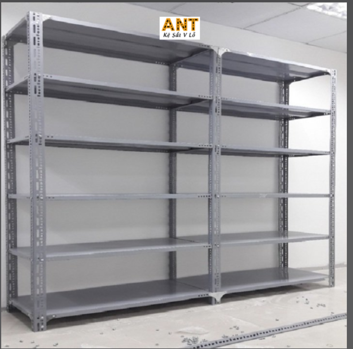 Kệ sắt V lỗ 05