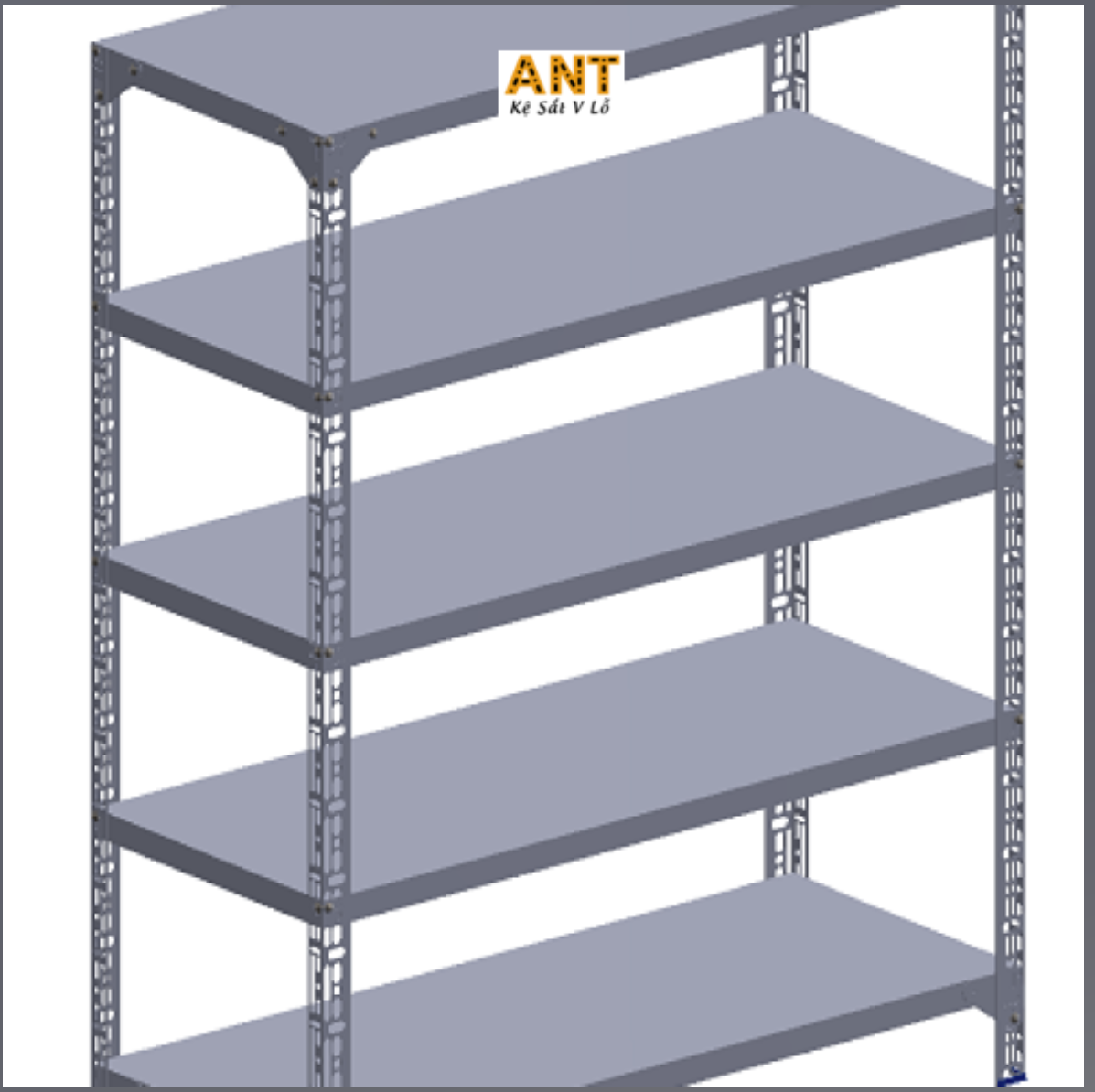 Kệ sắt V lỗ 03