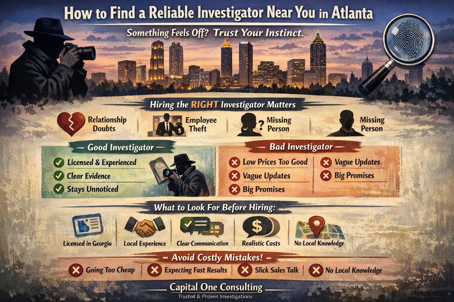 How to Find a Reliable Investigator Near You in Atlanta