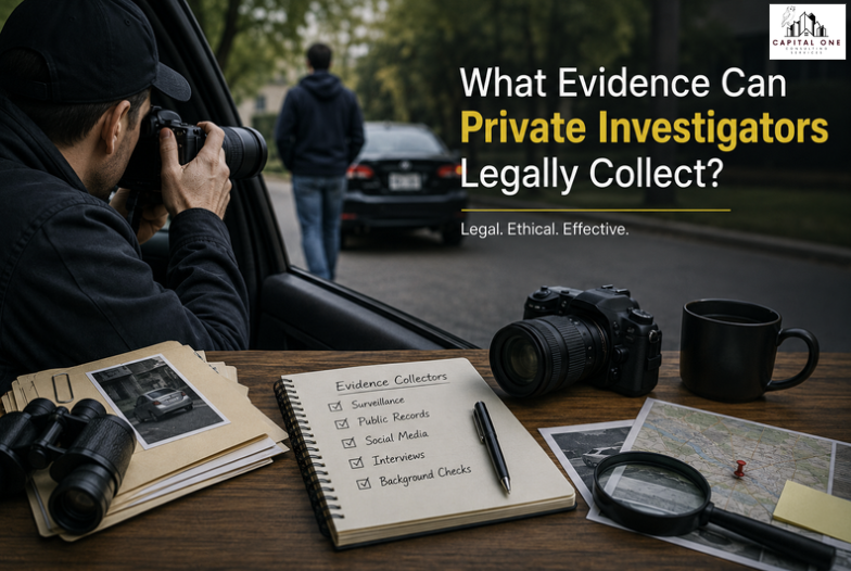 What Evidence Can Private Investigators Legally Collect?