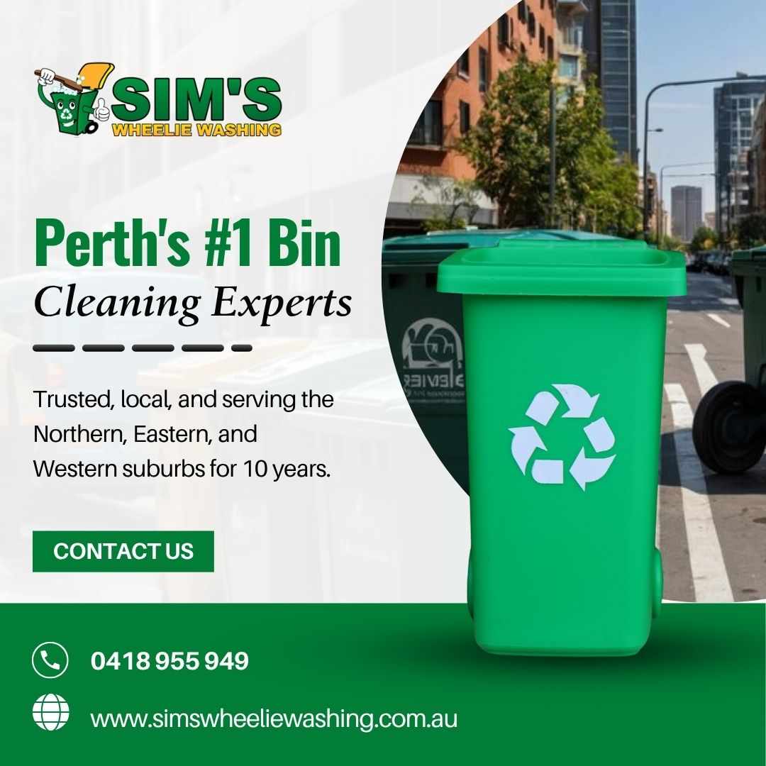 Sim’s Wheelie Washing – Perth’s #1 bin cleaning experts!