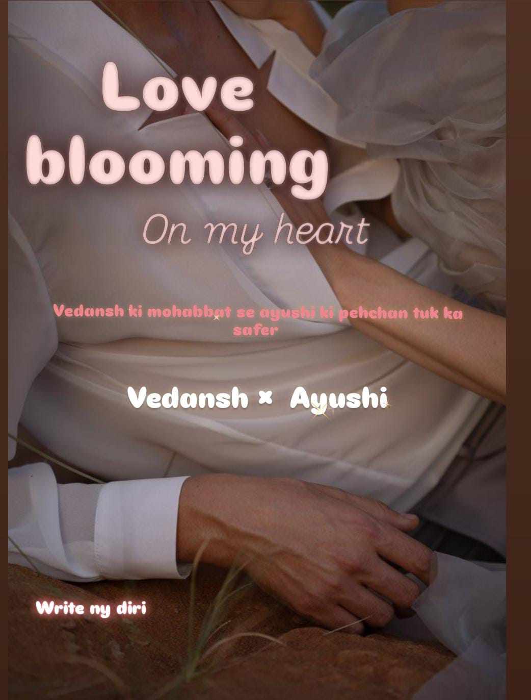 love blooming on  my heart