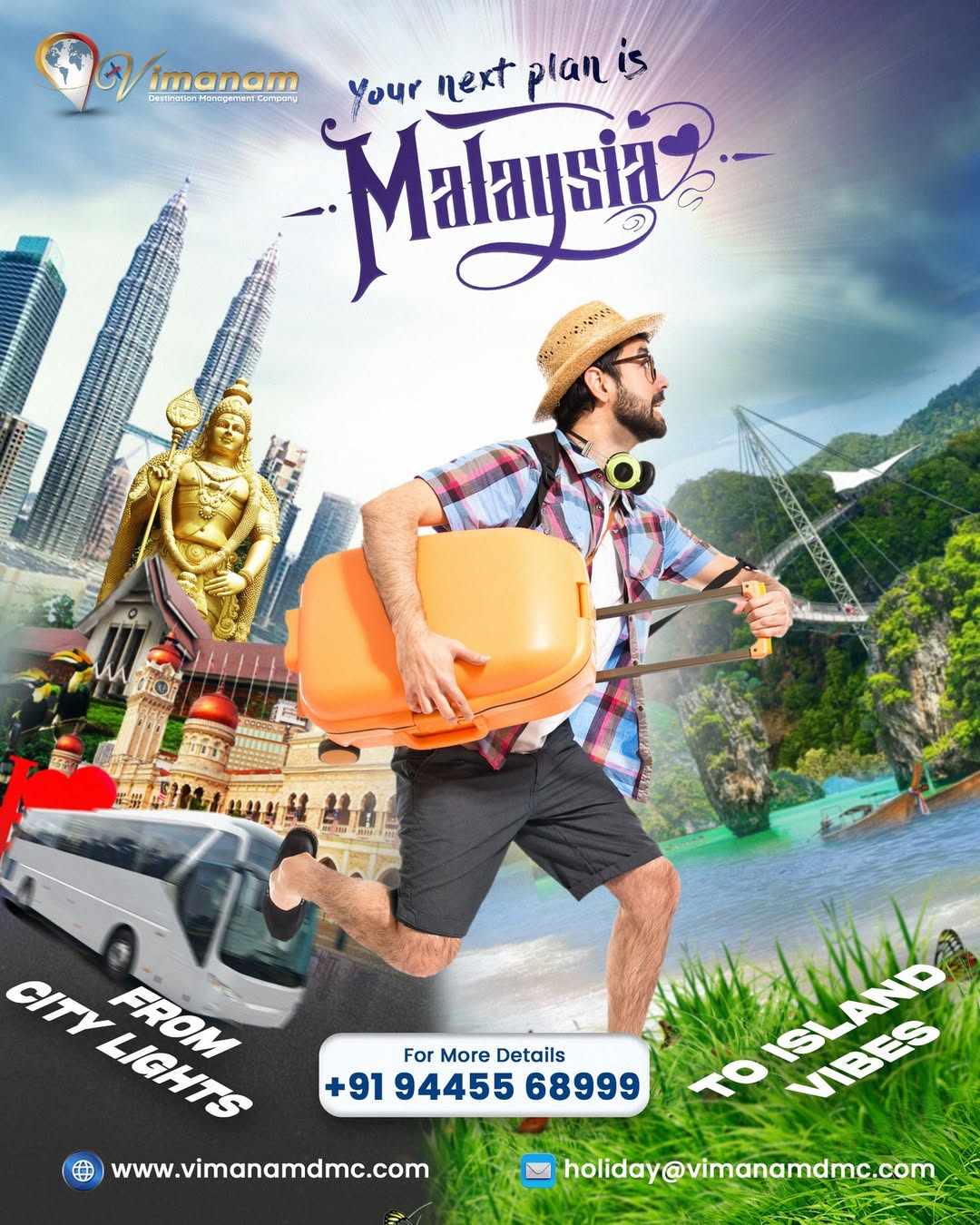 Explore Malaysia Tour Packages | Vimanam DMC