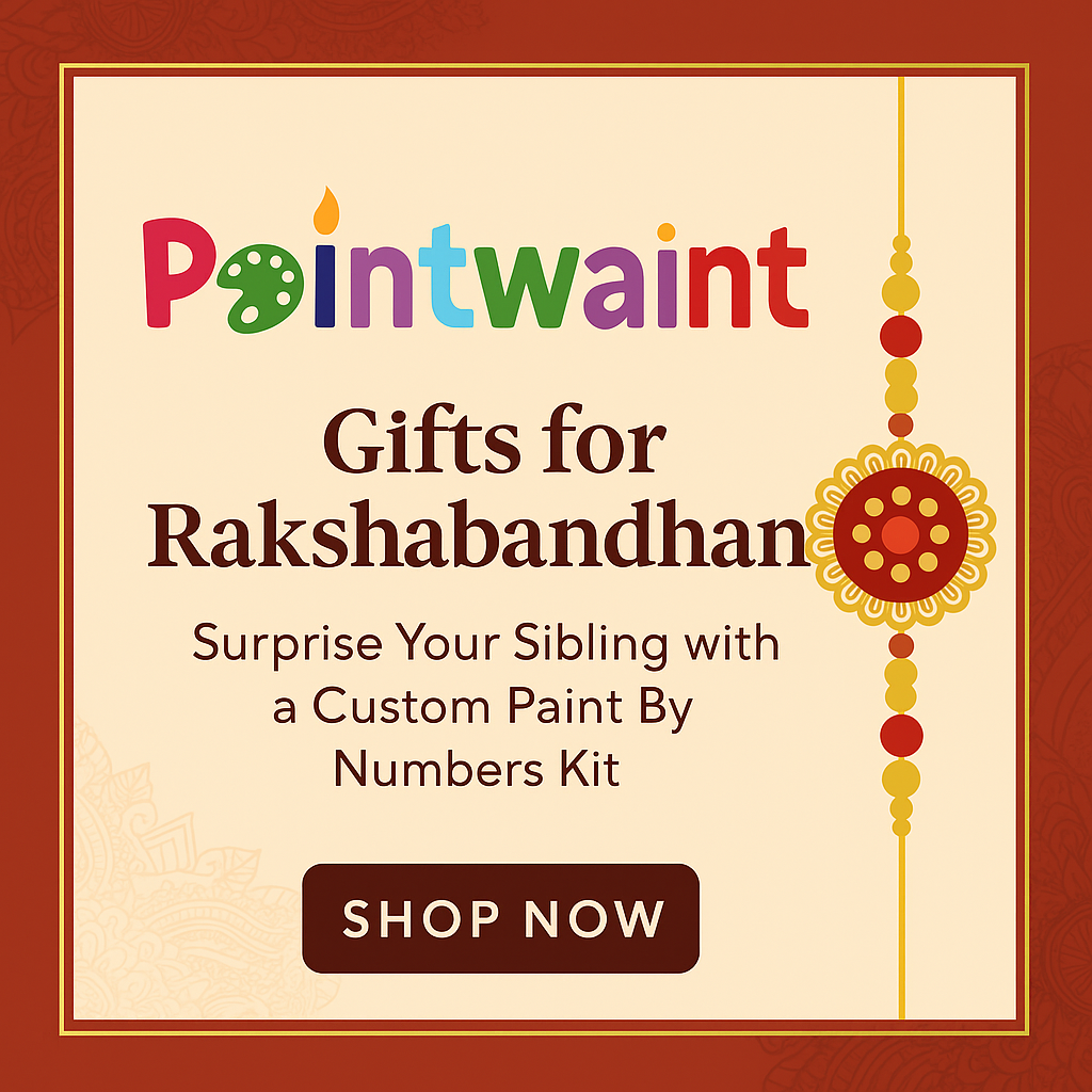 Unique Raksha Bandhan Gift Idea: Personalized Paint By Number Kit
