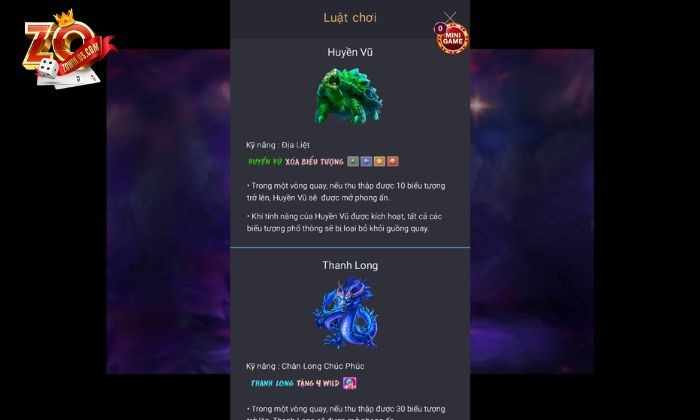 Tứ thần thú Zowin – Xu hướng game nhập vai thần thoại được săn đón