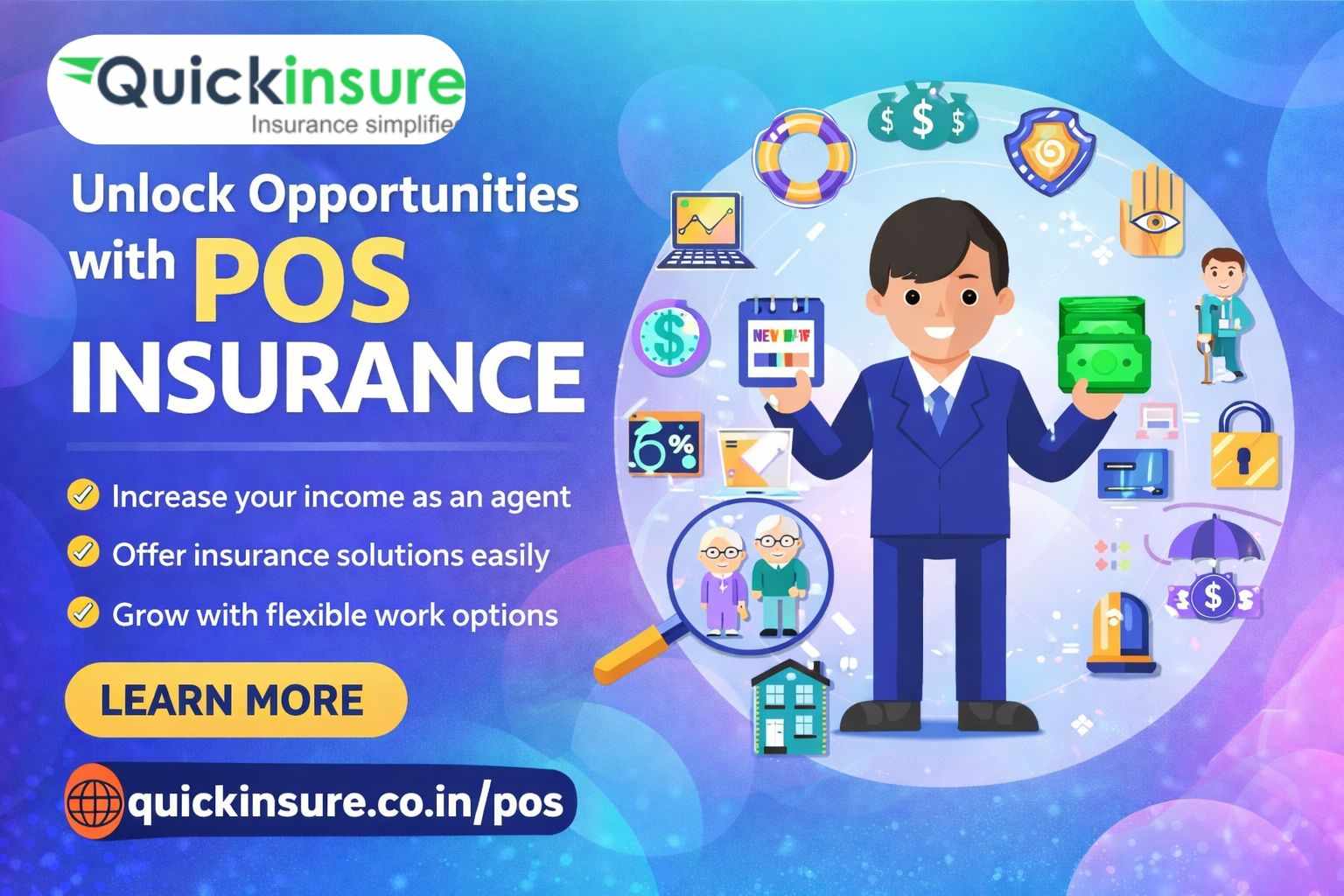 Become a Reliable POS Insurance Partner with Quickinsure