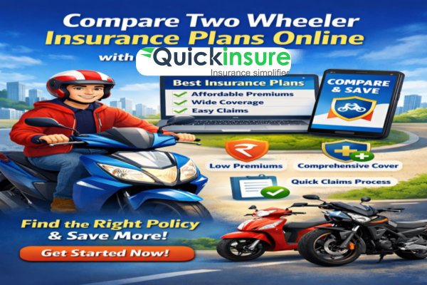 Best Compare Two Wheeler Insurance Plans Online | QuickInsure