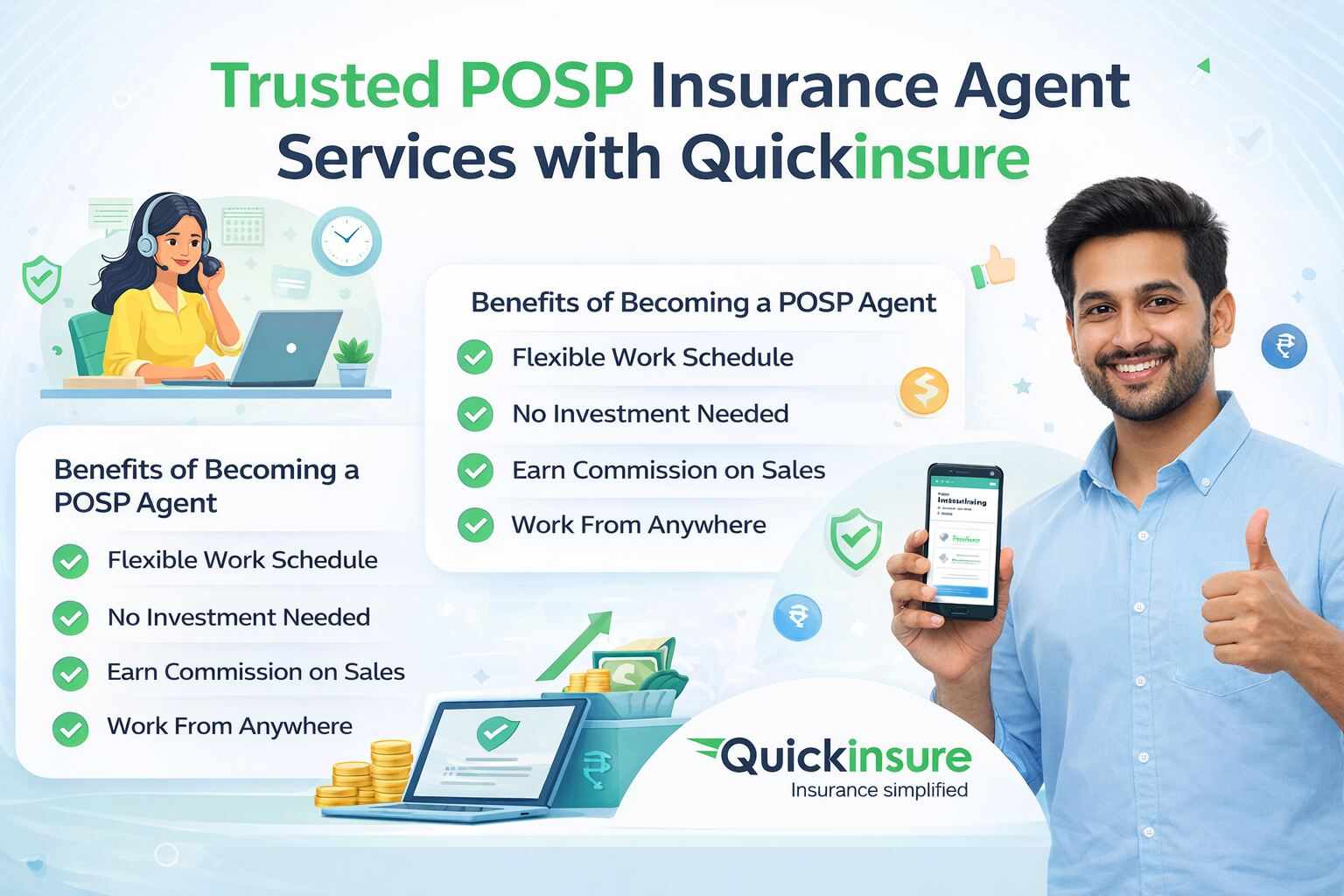 Trusted POSP Insurance Agent Services with Quickinsure: A Simple Guide to Starting Your Insurance Career