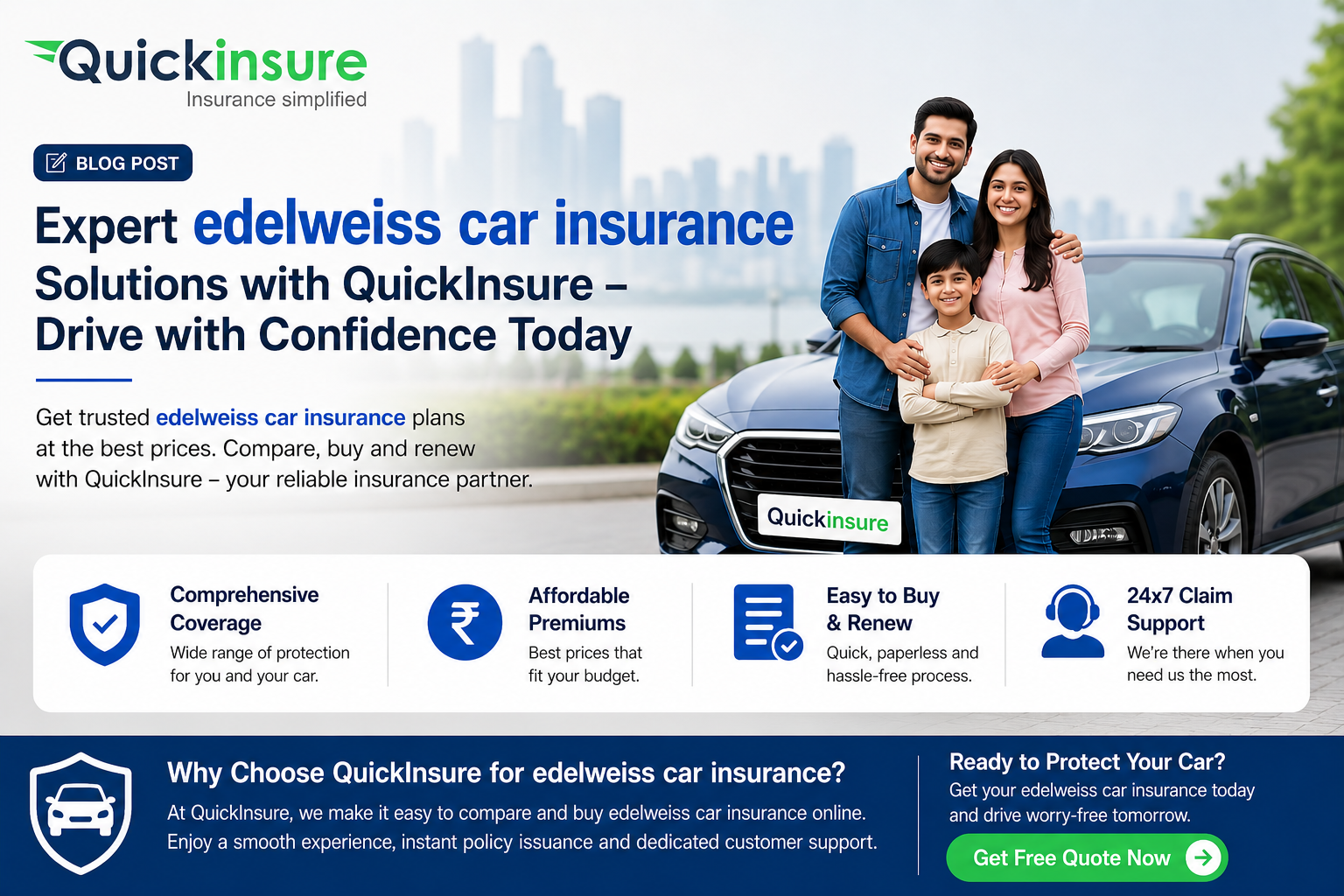 Top Edelweiss Car Insurance Solutions by QuickInsure Experts