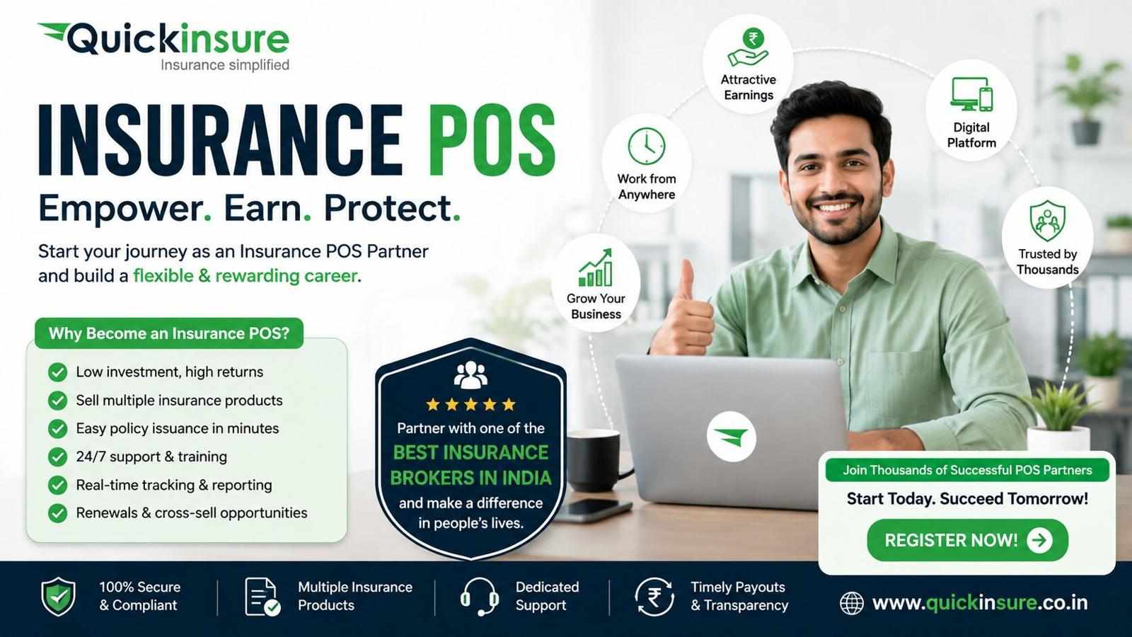 Trusted Insurance POS Solutions with Quickinsure Insurance