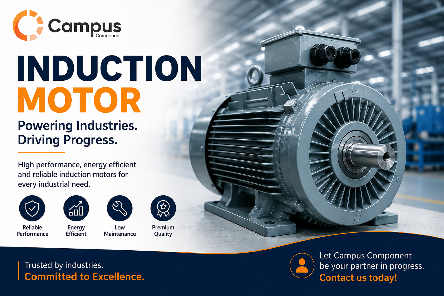 Leading Induction Motor Solutions by Campus Component Experts