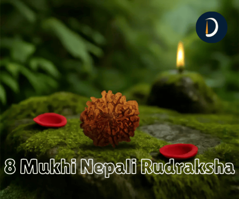 8 Mukhi Nepali Rudraksha for Success and Wisdom