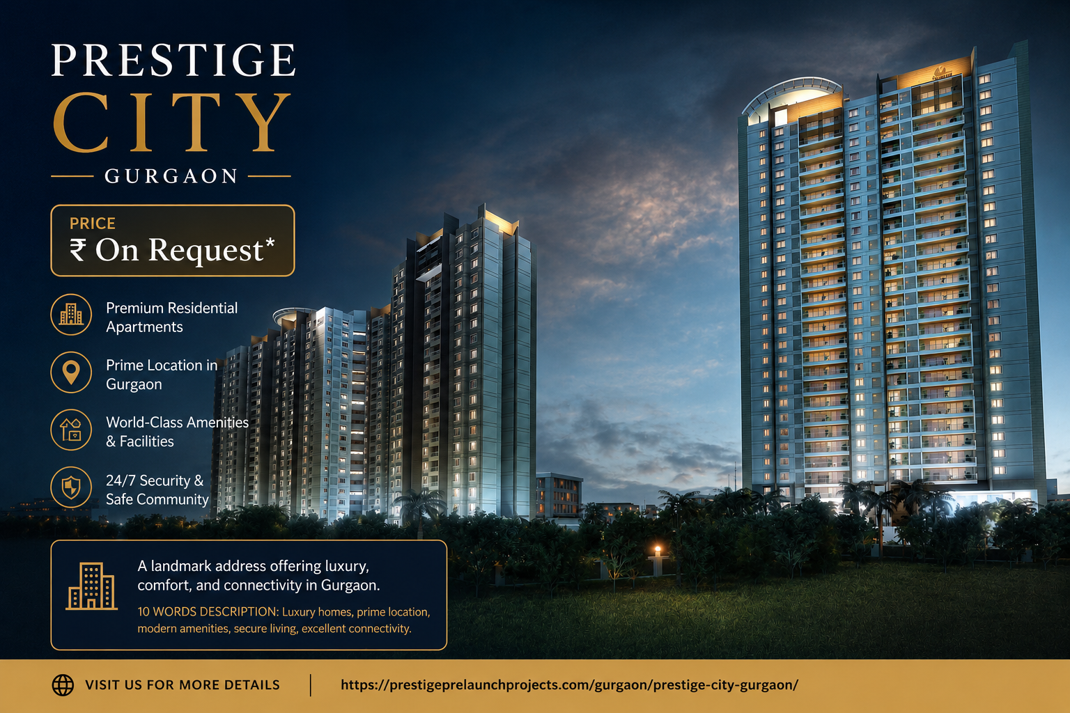 Prestige City Gurgaon A New Standard of Family Living