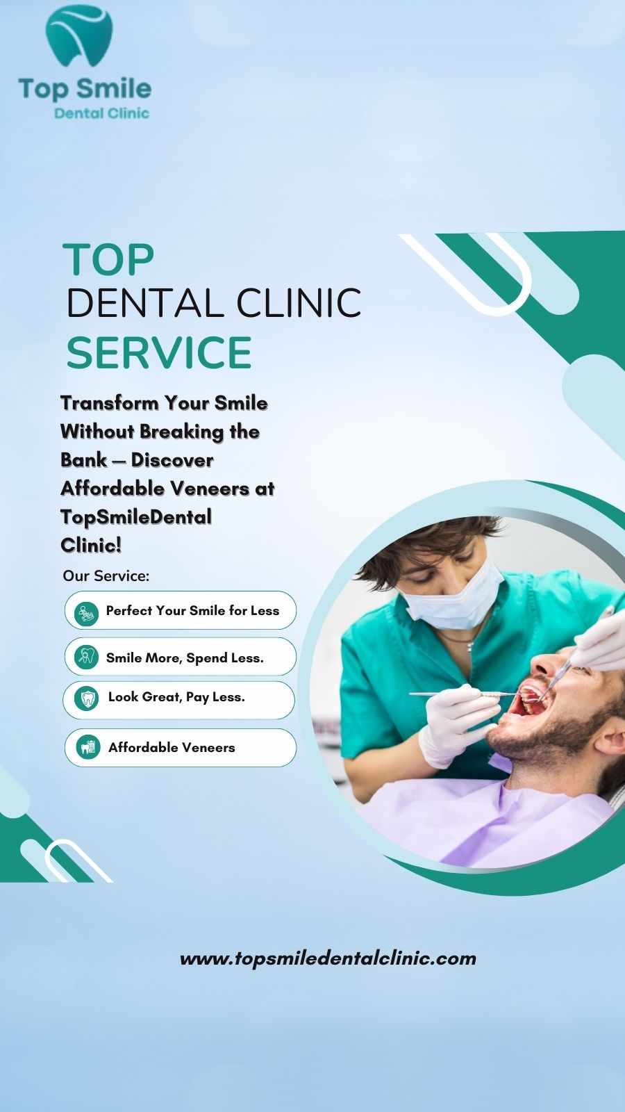 Transform Your Smile Without Breaking the Bank — Discover Affordable Veneers at TopSmileDental Clinic!