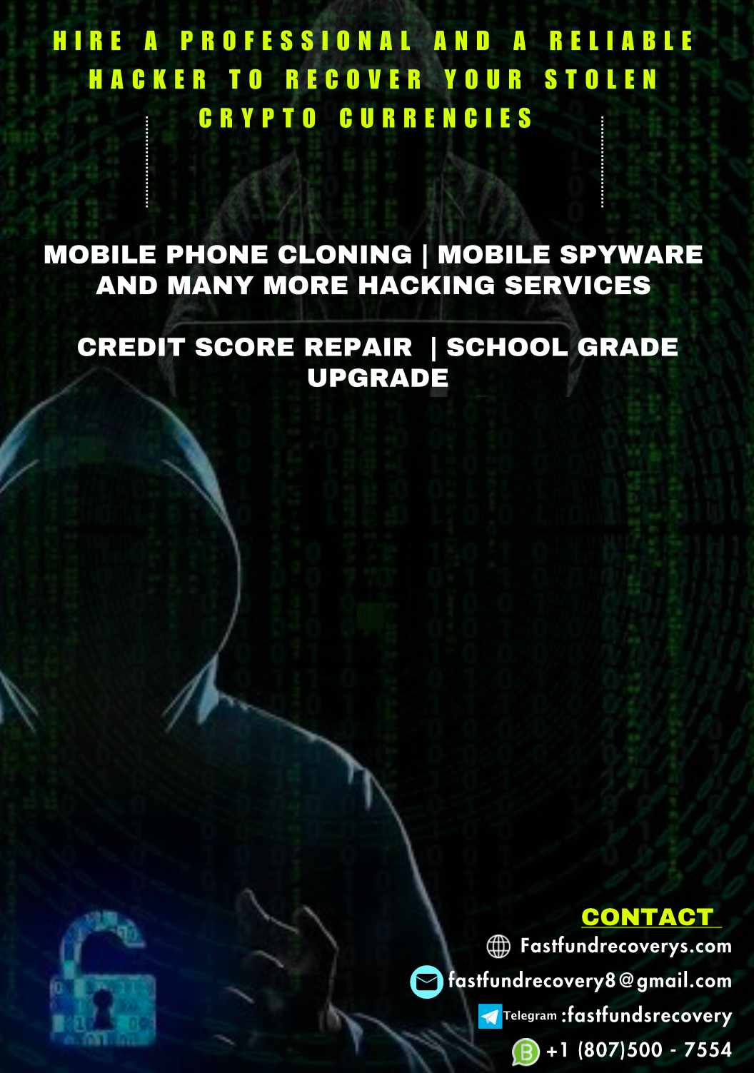 HOW TO HIRE A HACKER TO RECOVER STOLEN BITCOIN. CONSULT FASTFUND RECOVERY.