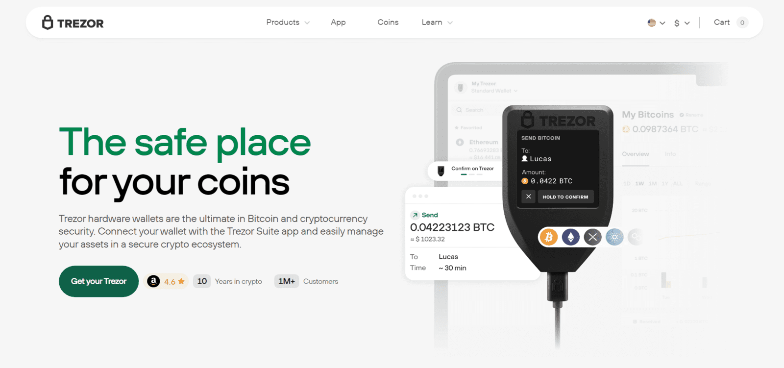 Trezor.io/start (Official) - The #1 Advanced Hardware Wallet