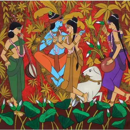 Painting of Hindu Gods