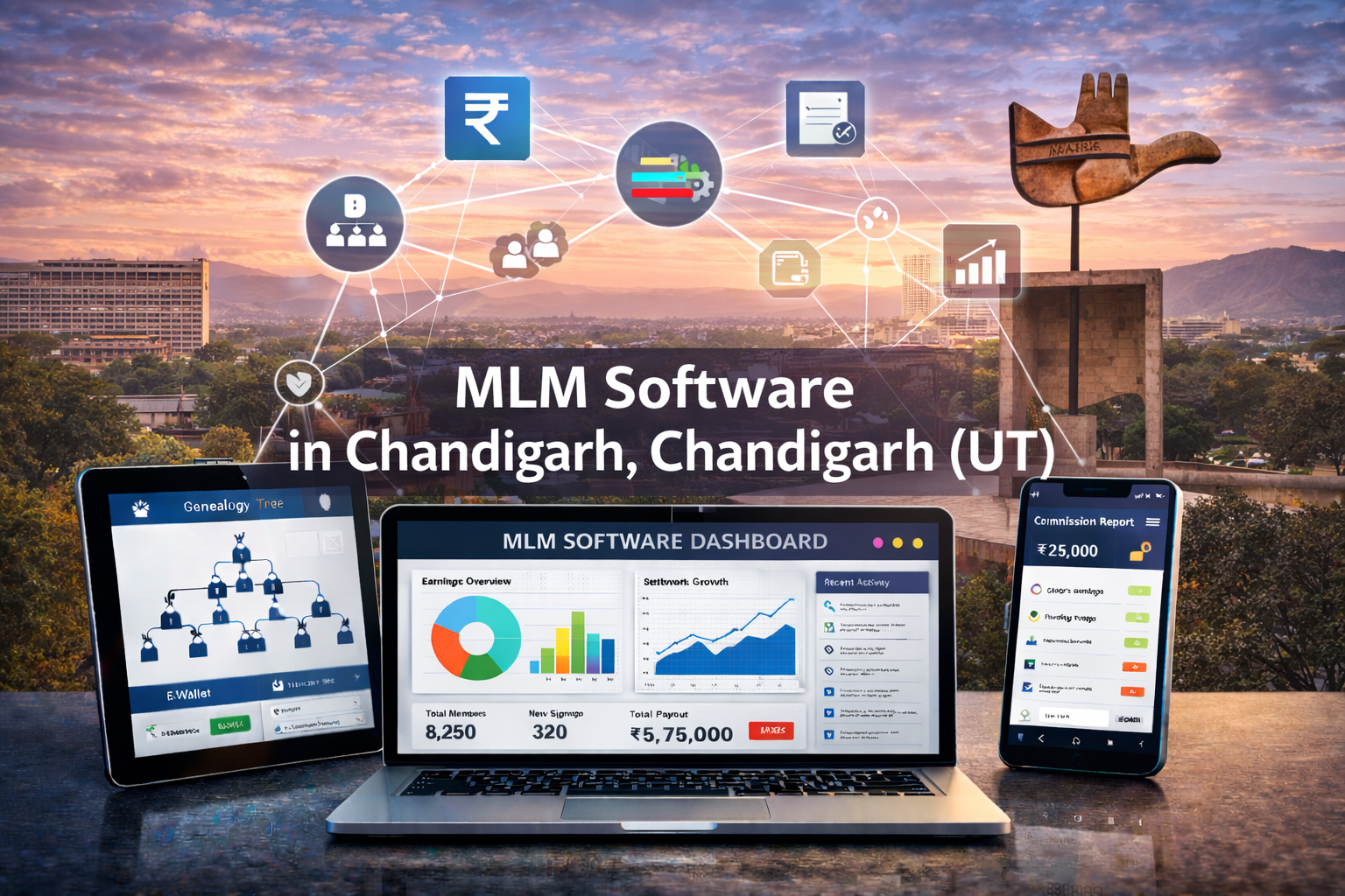 MLM Software Chandigarh | एम एल एम सॉफ्टवेयर कंपनी चंडीगढ़