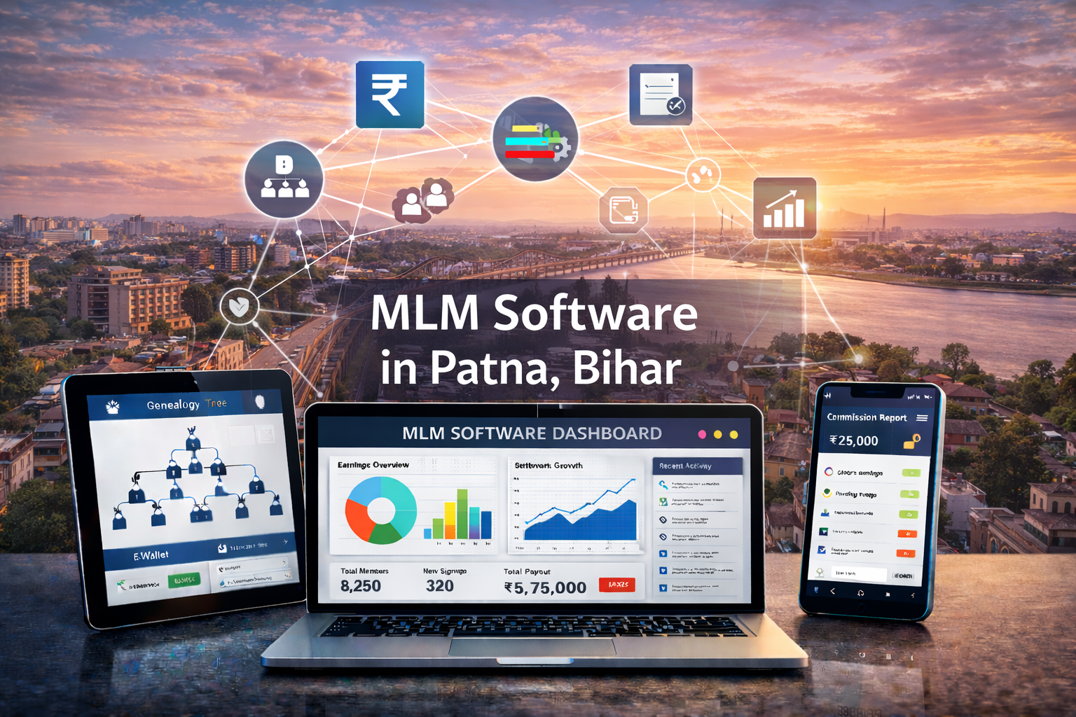 MLM Software Patna | एम एल एम सॉफ्टवेयर कंपनी पटना
