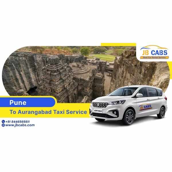 Pune to Aurangabad Cab Service with JB Cabs