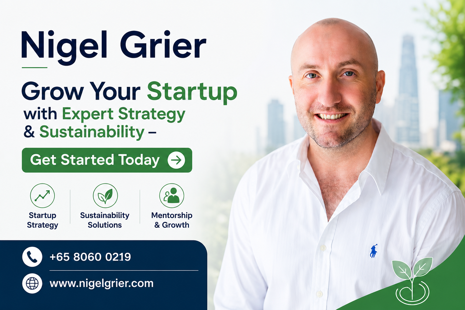 Nigel Grier Grow Your Startup with Expert Strategy & Sustainability – Get Started Today