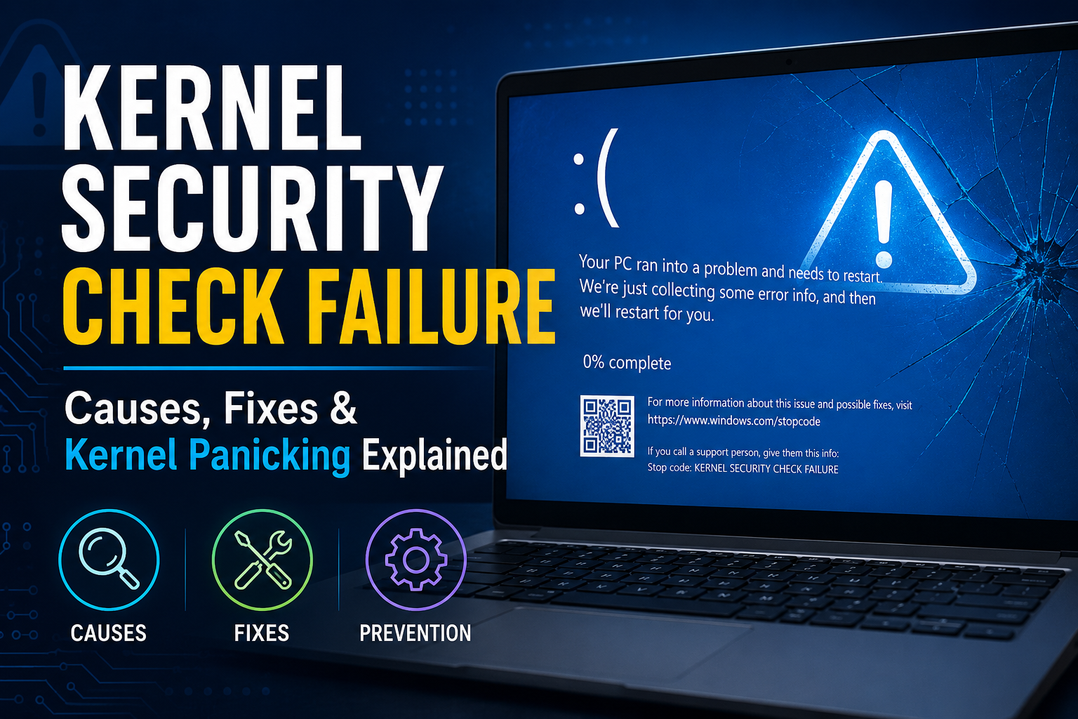 Kernel Security Check Failure: Causes, Fixes & Kernel Panicking Explained