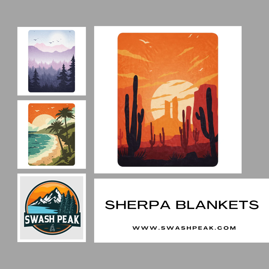 Wrap Yourself in Comfort: Shop Sherpa Blankets Online at Swash Peak