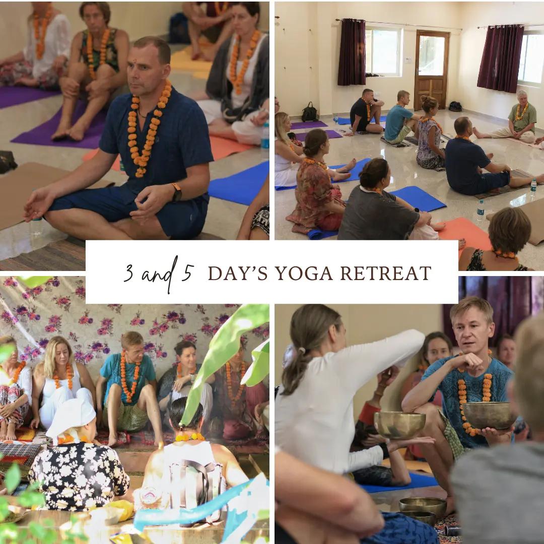 3-Day & 5-Day Yoga and Meditation Retreats in Rishikesh