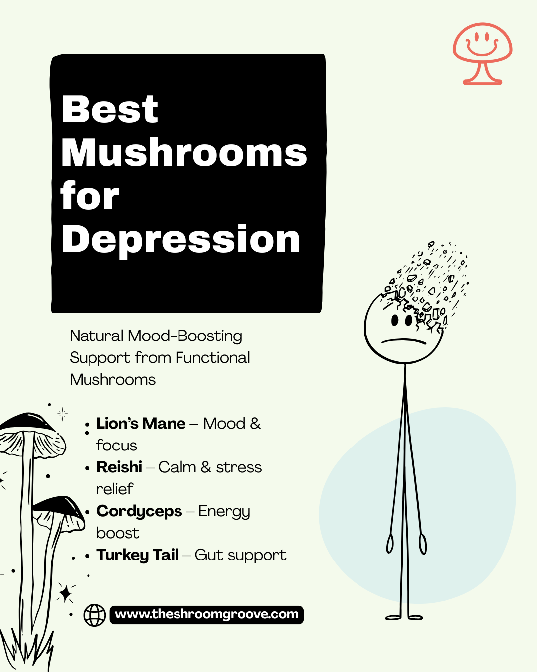 Best Mushrooms for Depression: Natural Support for Mood & Mind