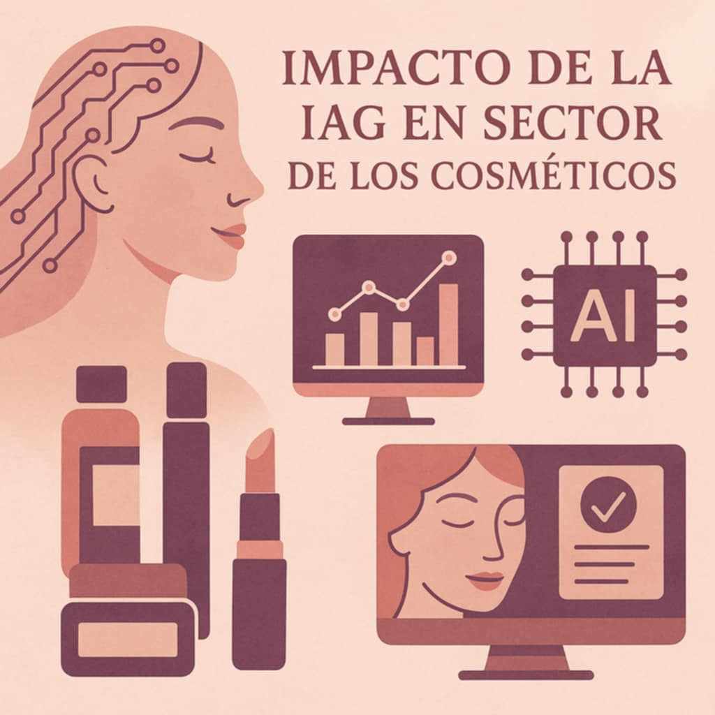 El impacto de la inteligencia artificial generativa en el emprendimiento cosmético
