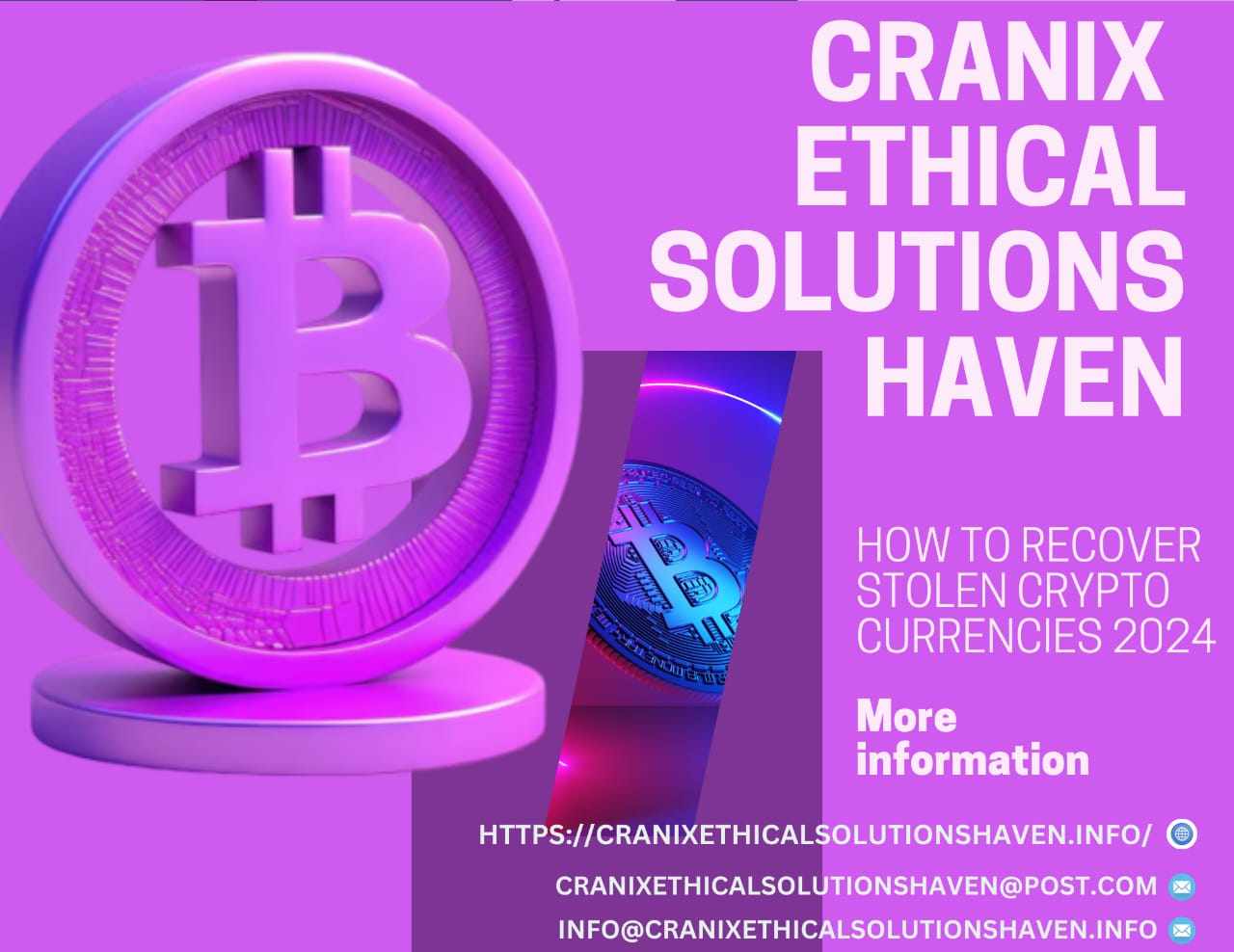 RECOVER FUNDS FROM CRYPTO SCAM//CRANIX ETHICAL  SOLUTIONS HAVEN