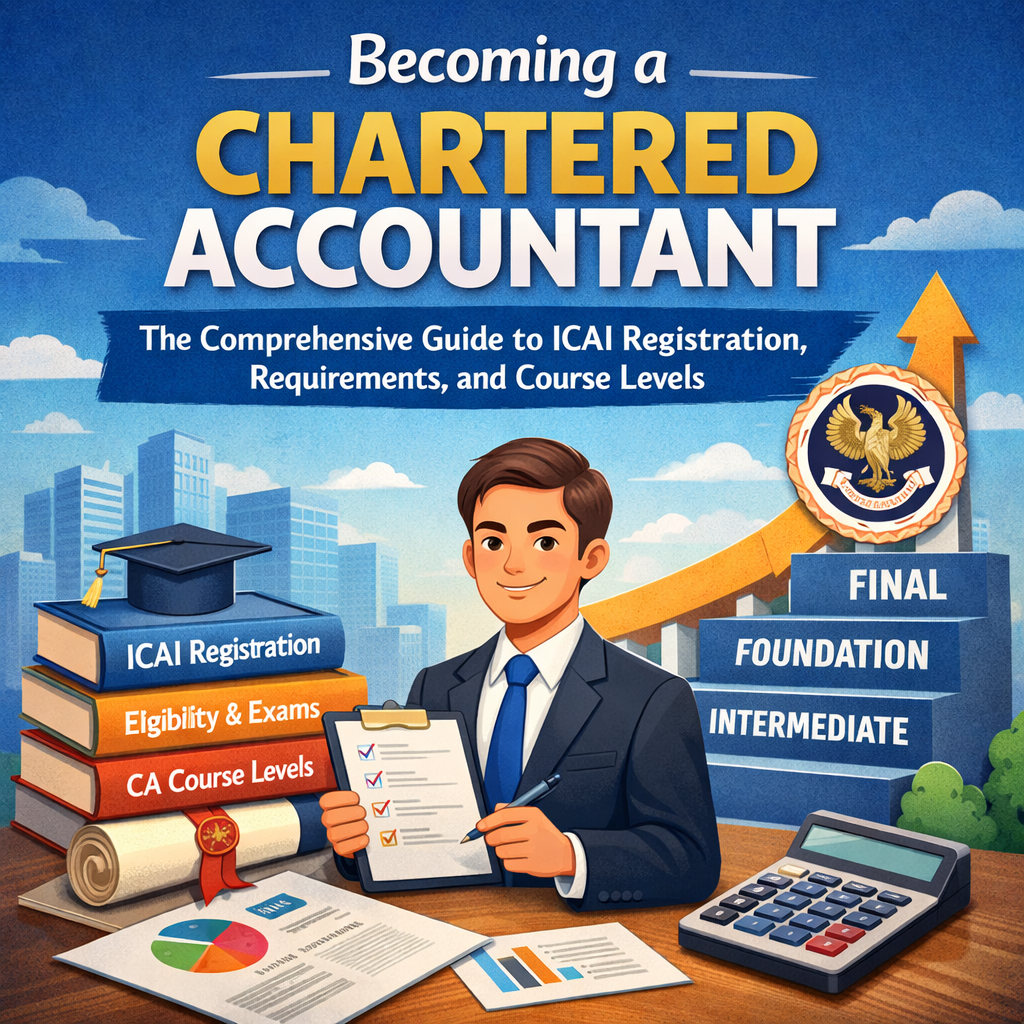 Becoming a Chartered Accountant: The Comprehensive Guide to ICAI Registration, Requirements, and Course Levels