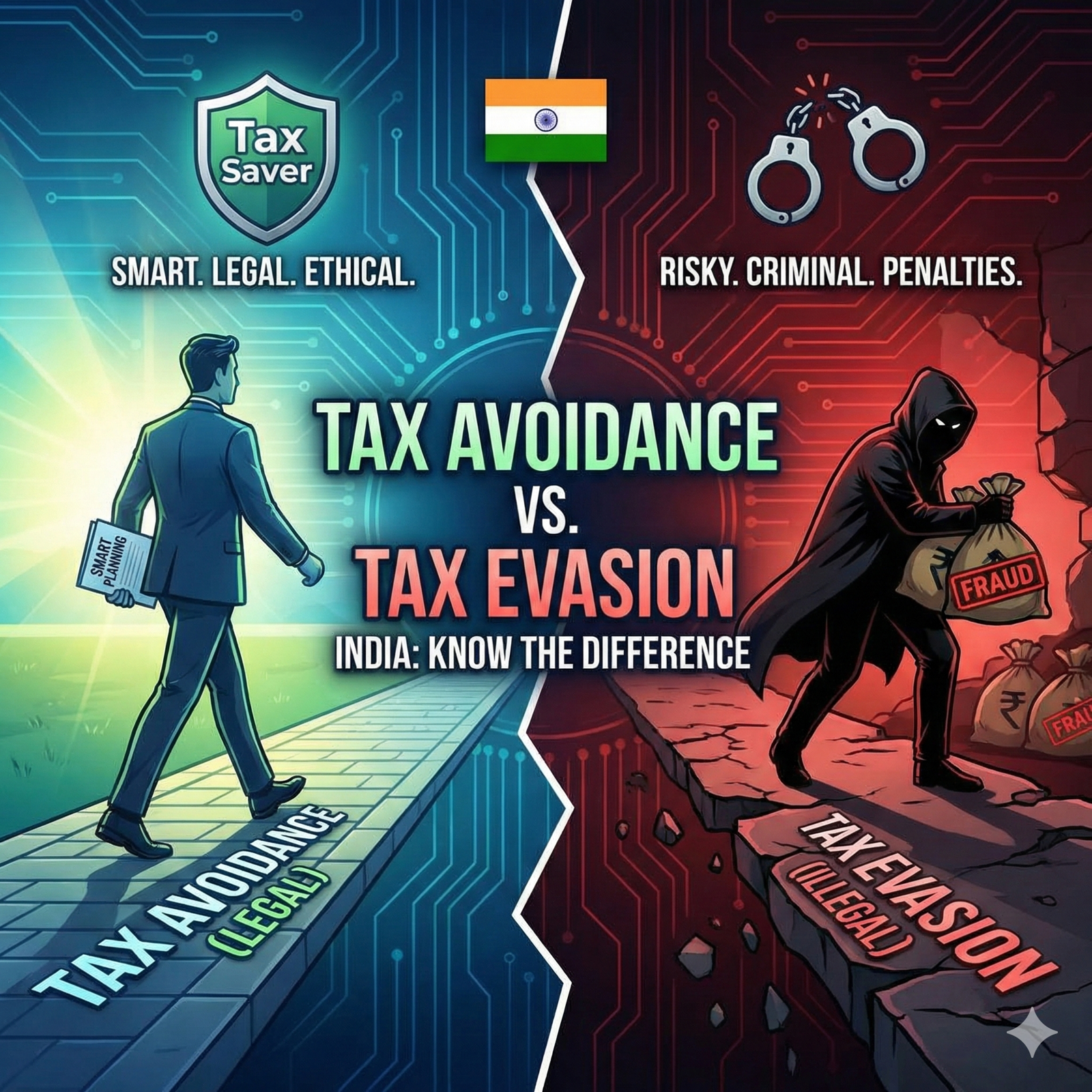 Tax Evasion vs. Tax Avoidance in India: Walking the Line Between Smart Planning and Breaking the Law