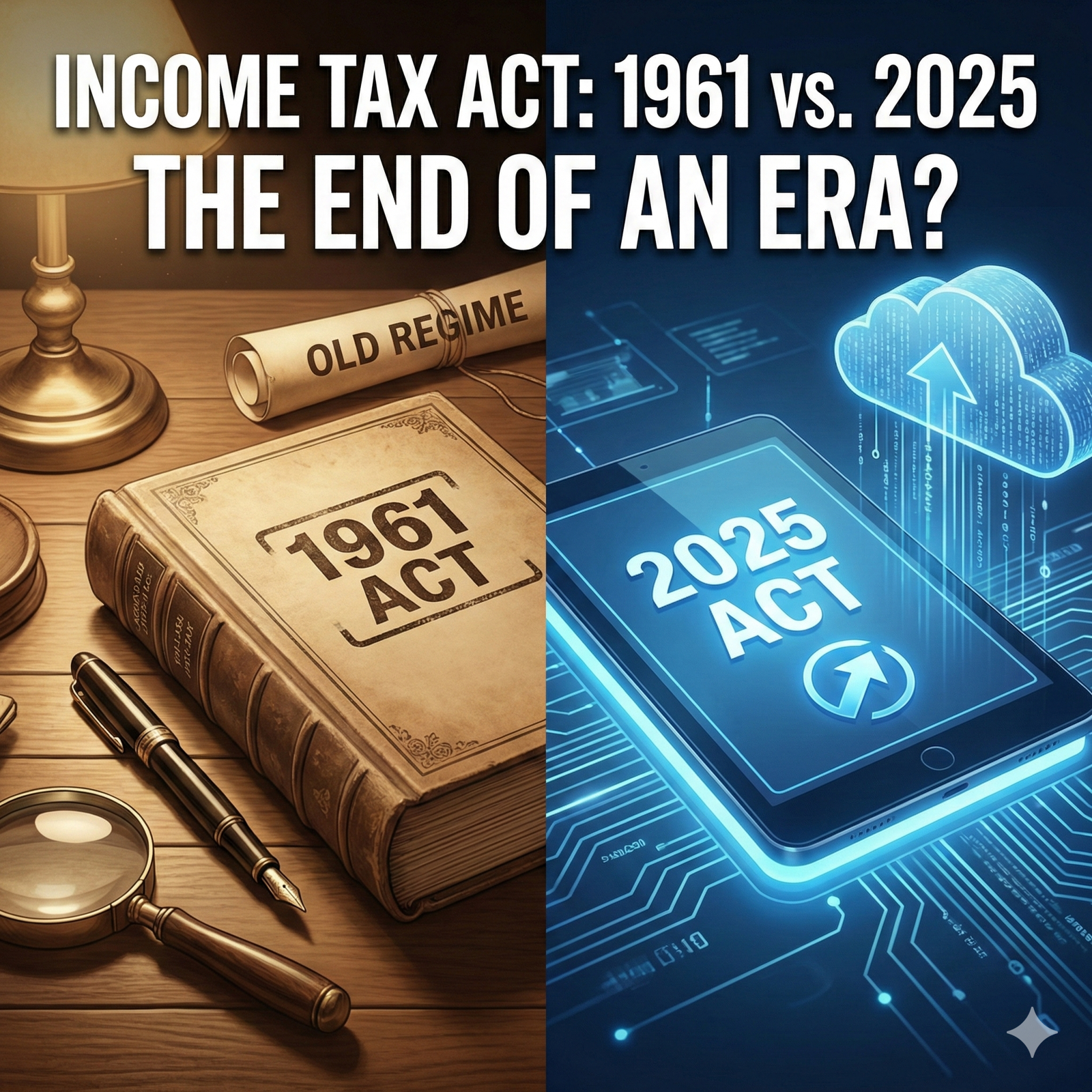 The Great Overhaul: 1961 vs. 2025 – Analyzing India’s New Income Tax Act