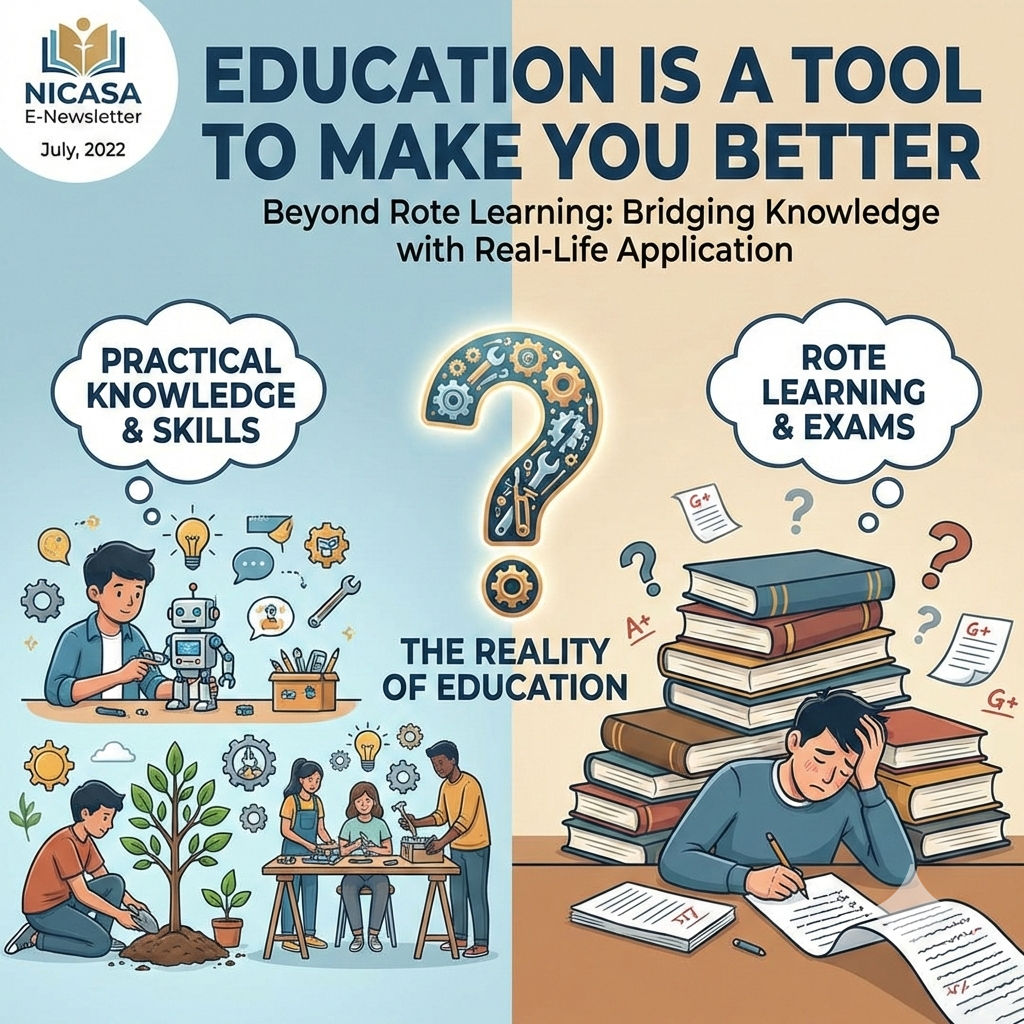 Education is a tool to make you better.