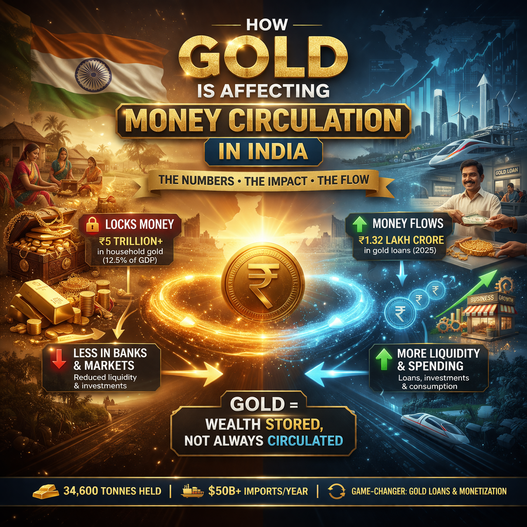 Gold and Money Circulation in India: A Data-Driven Economic Analysis