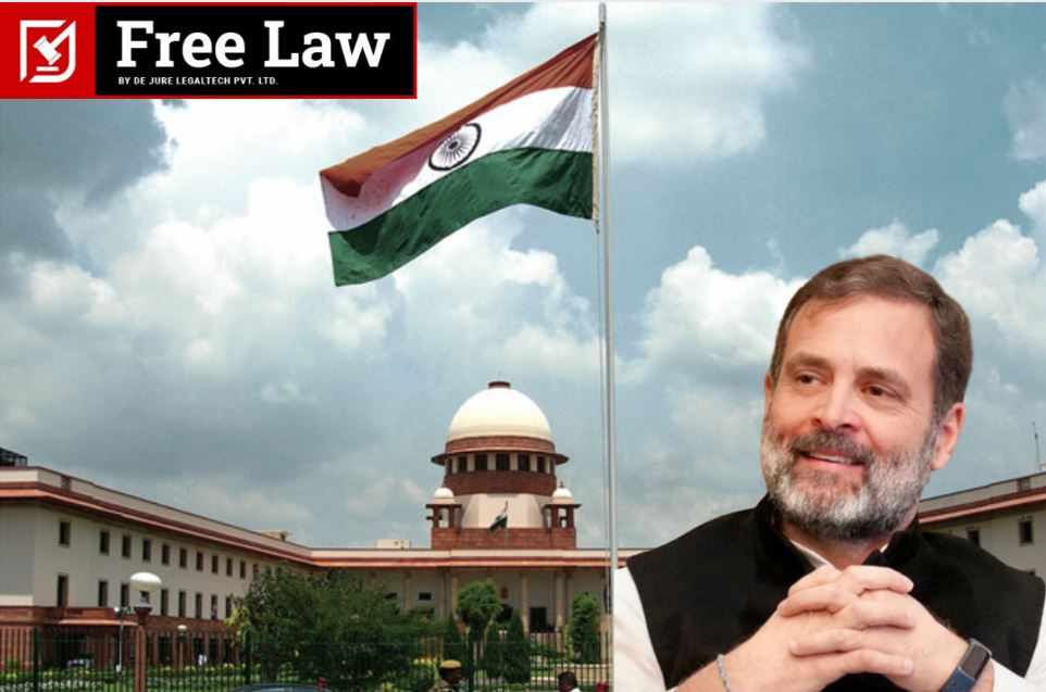 Caveat against Congress leader Rahul Gandhi filed in Supreme Court