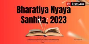 Bharatiya Nyaya Sanhita, 2023